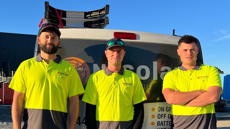 Graydon, Ben & Matt, NZ Solar team